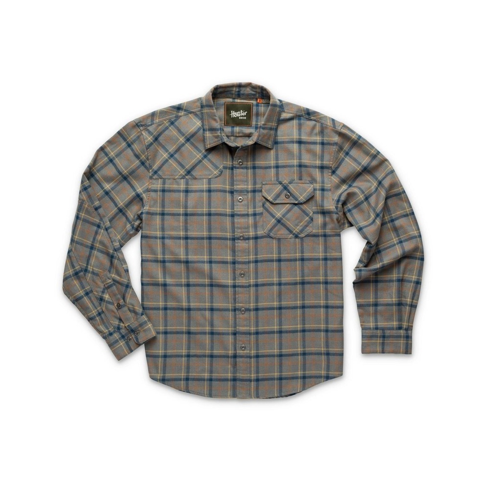Howler Brothers Harker's Flannel Shirt Men's‎ Sz M Plaid Button Up Hiking